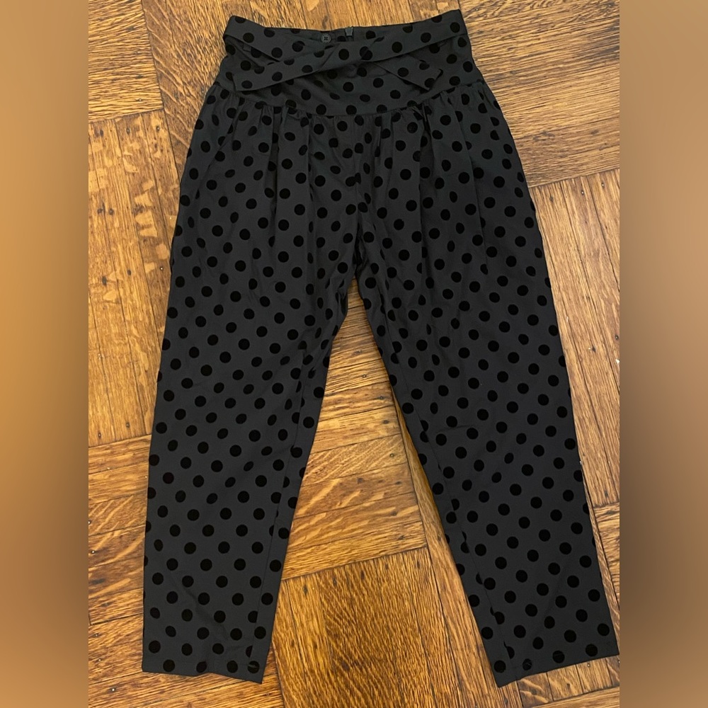 NWT STELLA MCCARTNEY Girls Black Pants Size 10 Years